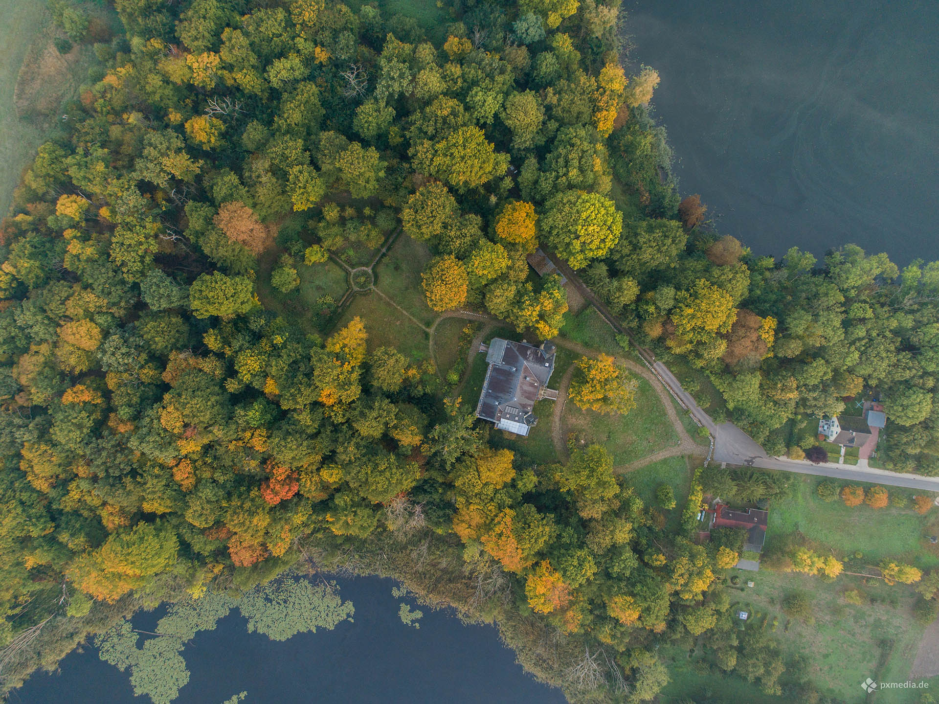 Verschiedenste Drohnen-Fotos in Schwerin — Fotografie