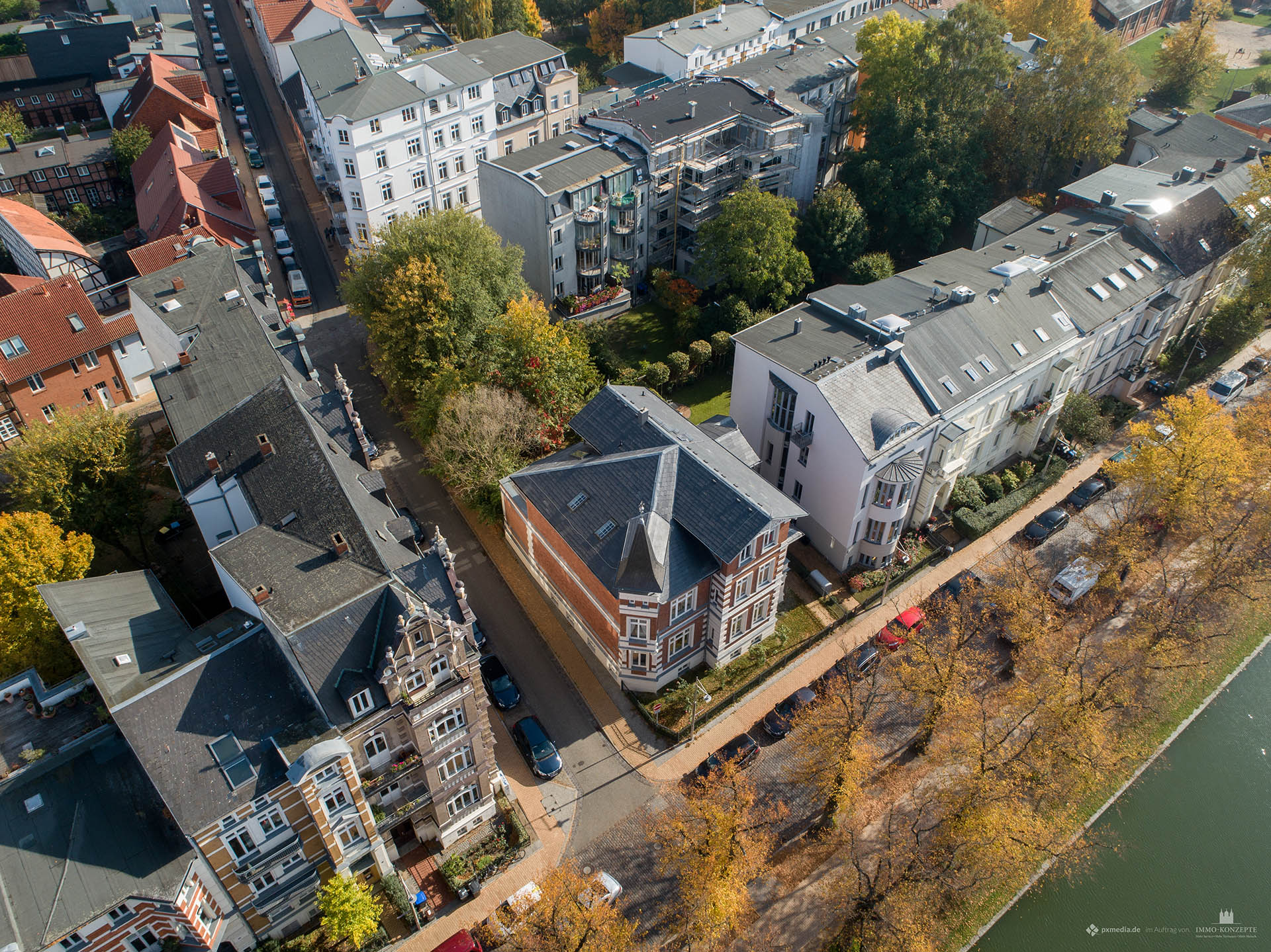 Verschiedenste Drohnen-Fotos in Schwerin — Fotografie