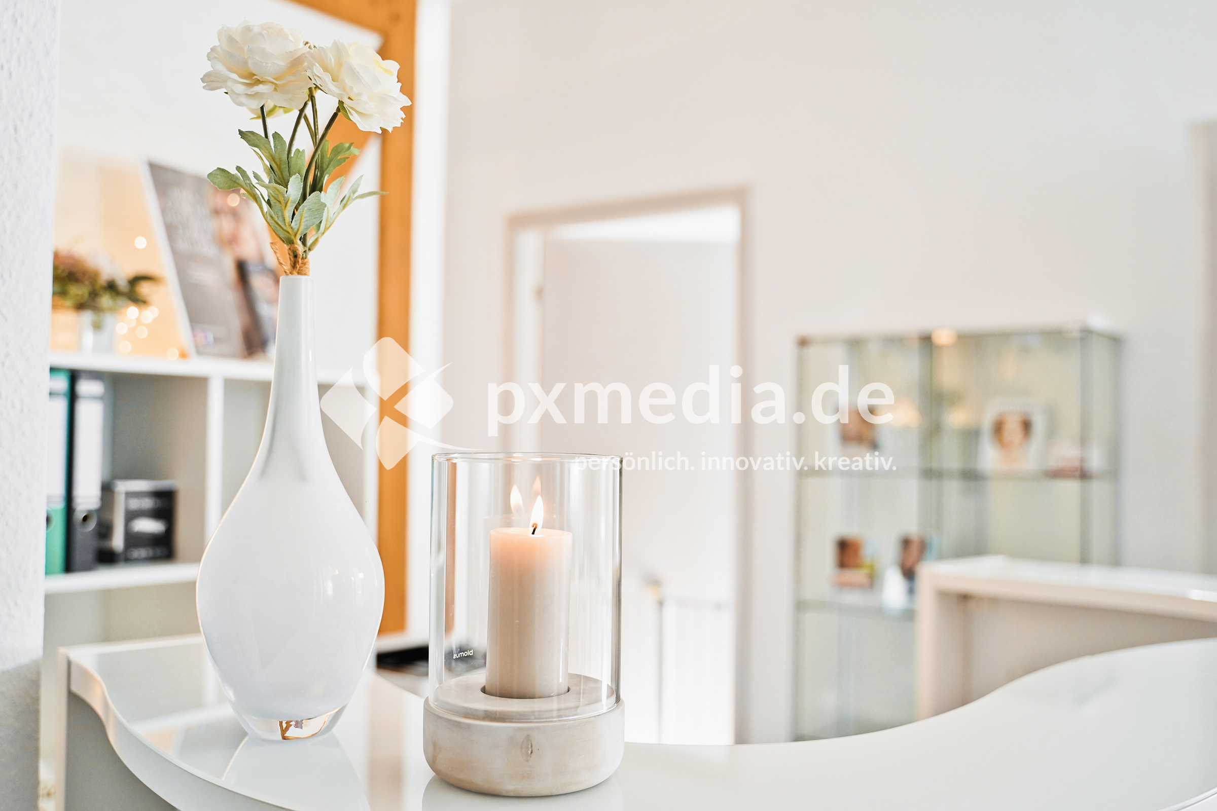 Fotoshooting in einer Hautarztpraxis — Fotografie
