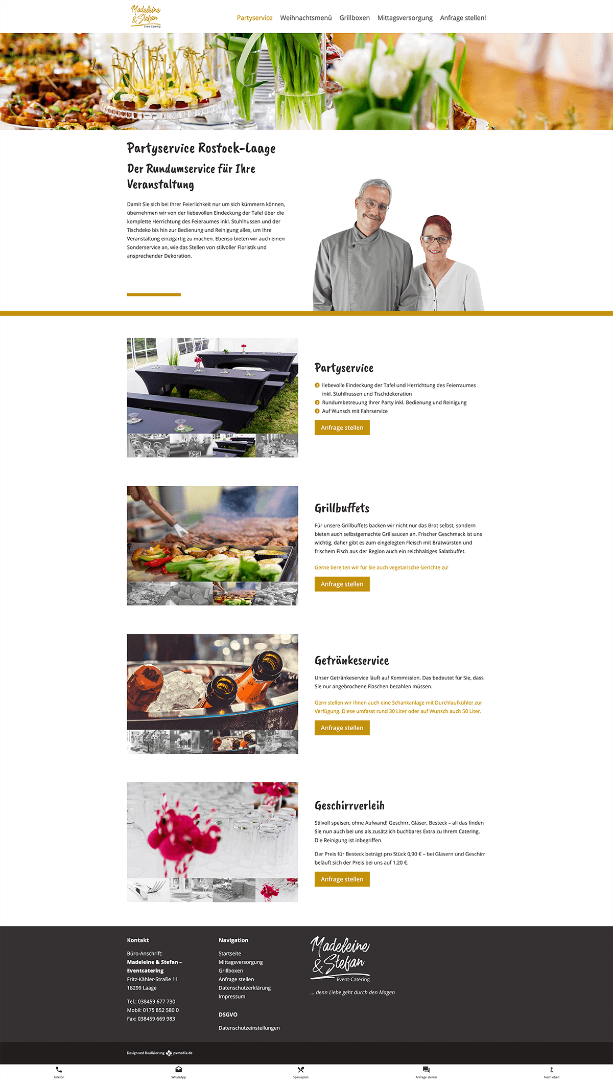 Anwendung: Website