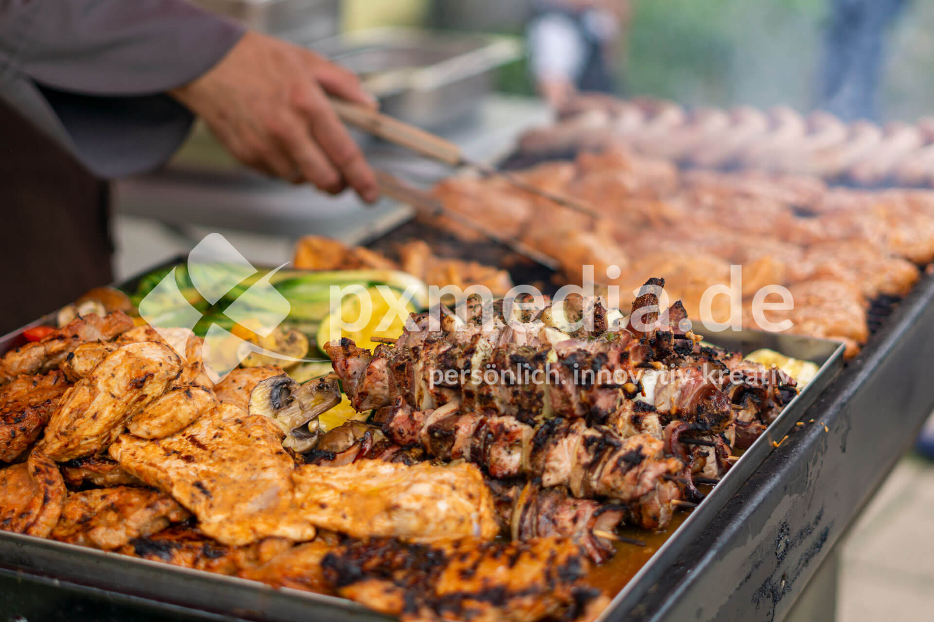 Fotoshooting für einen Partyservice — Fotografie