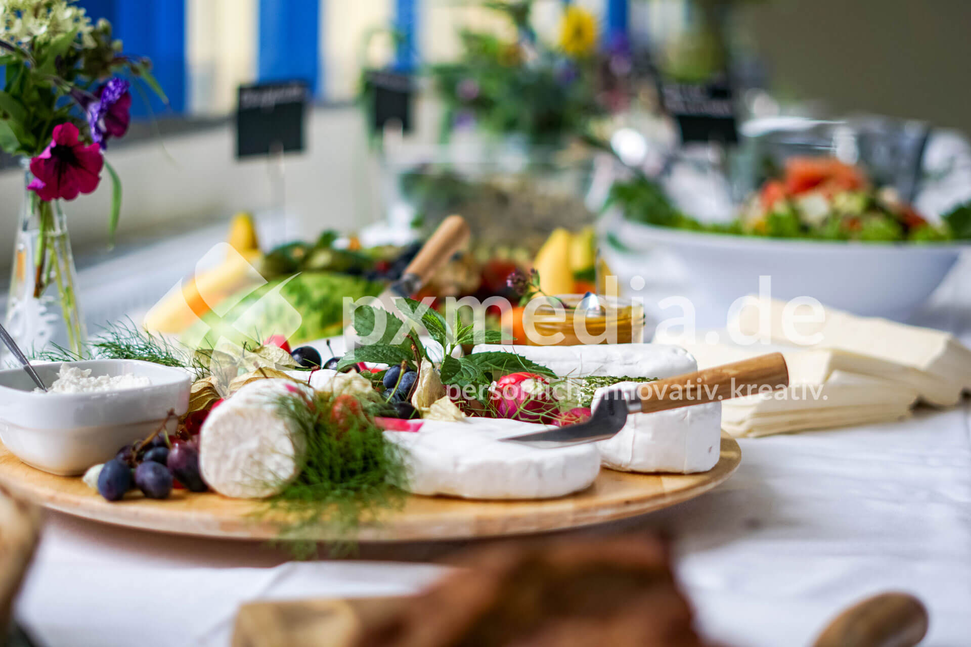 Fotoshooting für einen Partyservice — Fotografie