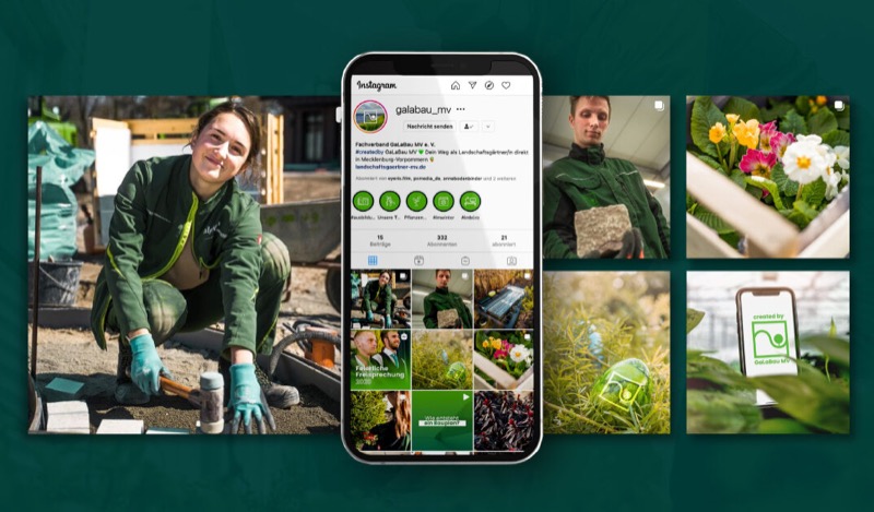 Recruiting Kampagne für den Fachverband GaLaBau MV