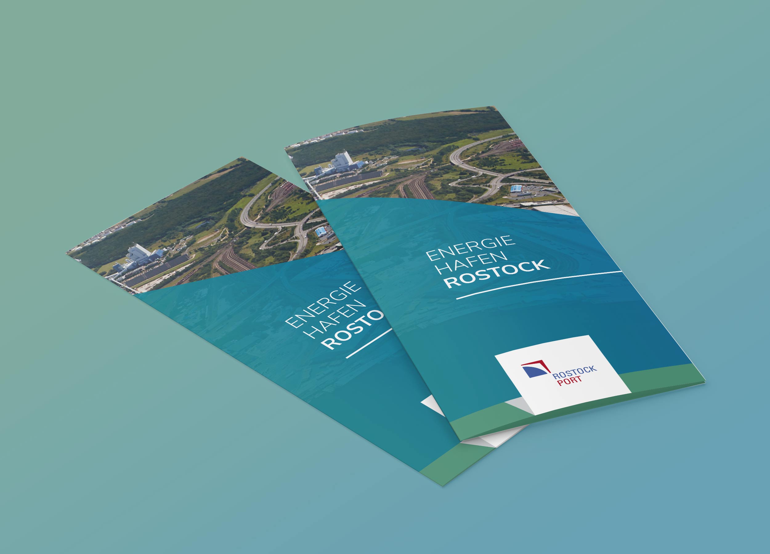 Rostock Port Flyer Energie Hafen Print Medien Werbeagentur pxmedia Gestaltung Agentur Werbemittel